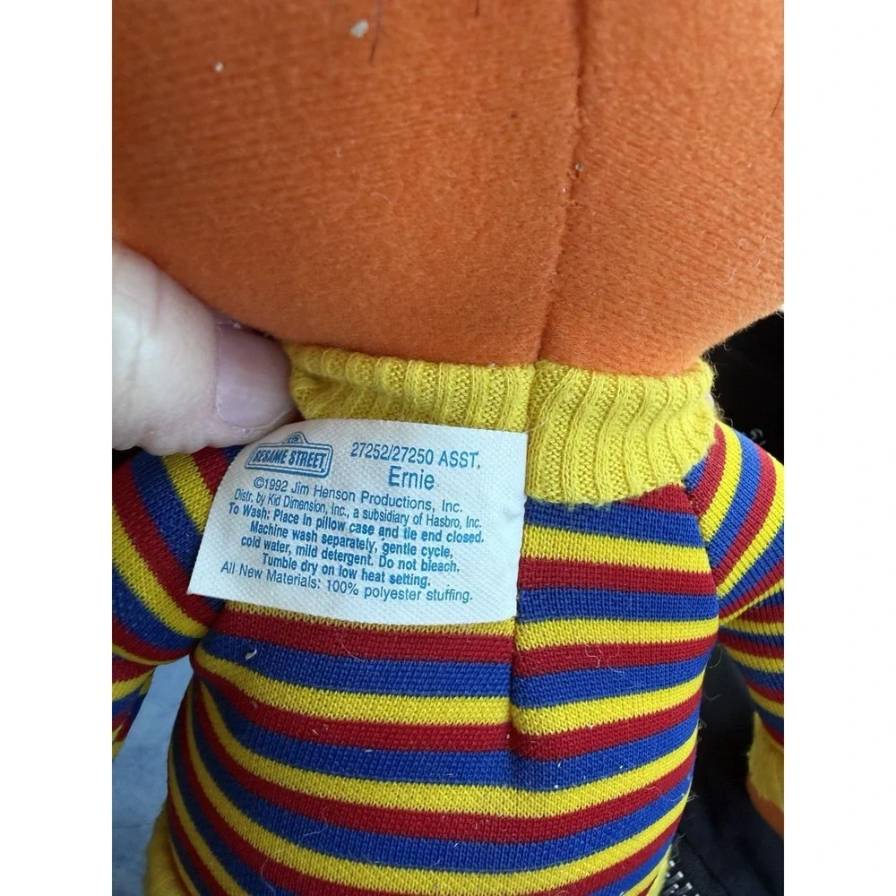 Vintage 1992‎ Child Dimension Hasbro Jim Henson Sesame Street Ernie 10